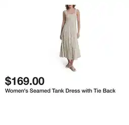 Belk Women's Seamed Tank Dress with Tie Back offer