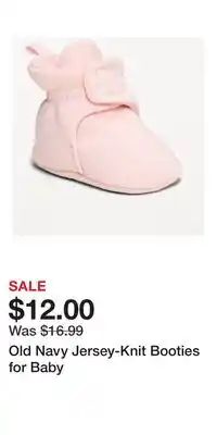 Old Navy Old Navy Jersey-Knit Booties for Baby offer