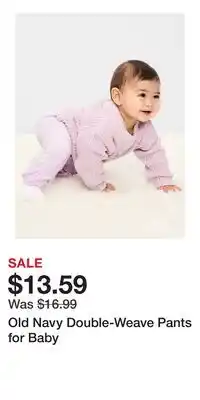 Old Navy Old Navy Double-Weave Pants for Baby offer