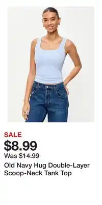 Old Navy Old Navy Hug Double-Layer Scoop-Neck Tank Top offer