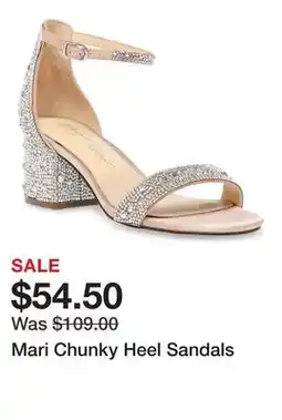 Belk Mari Chunky Heel Sandals offer