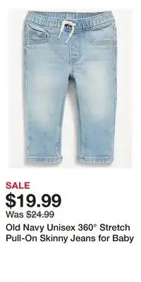 Old Navy Old Navy Unisex 360° Stretch Pull-On Skinny Jeans for Baby offer
