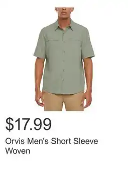 Costco Orvis Men's Short Sleeve Woven offer