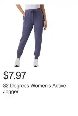 Costco 32 Degrees Women's Active Jogger offer