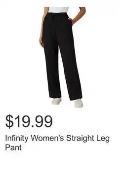 Costco Infinity Women's Straight Leg Pant offer