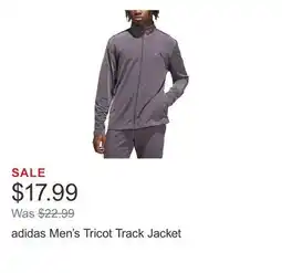 Costco adidas Men's Tricot Track Jacket offer