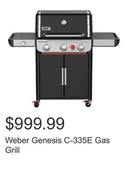 Costco Weber Genesis C-335E Gas Grill offer