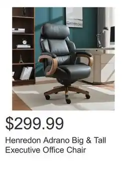 Costco Henredon Adrano Big & Tall Executive Office Chair offer