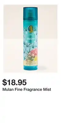 Bath & Body Works Mulan Fine Fragrance Mist offer