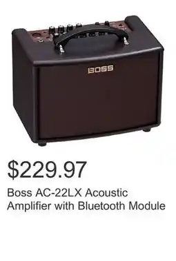 Costco Boss AC-22LX Acoustic Amplifier with Bluetooth Module offer