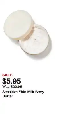 Bath & Body Works Sensitive Skin Milk Body Butter offer