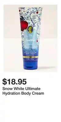 Bath & Body Works Snow White Ultimate Hydration Body Cream offer