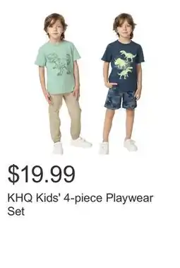 Costco KHQ Kids' 4-piece Playwear Set offer