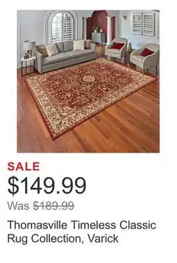 Costco Thomasville Timeless Classic Rug Collection, Varick offer
