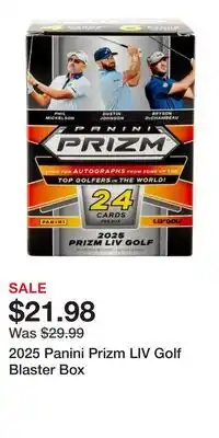 Game Stop 2025 Panini Prizm LIV Golf Blaster Box offer