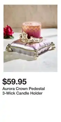Bath & Body Works Aurora Crown Pedestal 3-Wick Candle Holder offer
