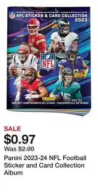Game Stop Panini 2023-24 NFL Football Sticker and Card Collection Album offer