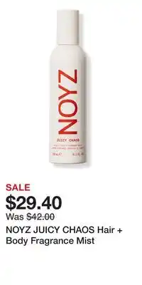 Ulta Beauty NOYZ JUICY CHAOS Hair + Body Fragrance Mist offer