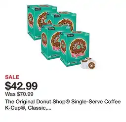 Office Depot The Original Donut Shop Single-Serve Coffee K-Cup , Classic, Carton Of 96, 4 x 24 Per Box offer