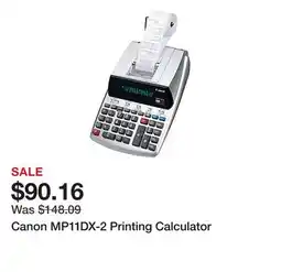 Office Depot Canon MP11DX-2 Printing Calculator offer