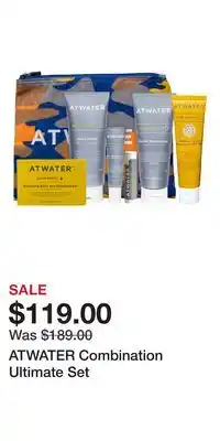Ulta Beauty ATWATER Combination Ultimate Set offer