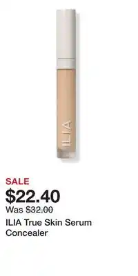 Ulta Beauty ILIA True Skin Serum Concealer offer