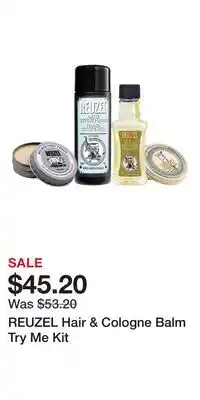 Ulta Beauty REUZEL Hair & Cologne Balm Try Me Kit offer
