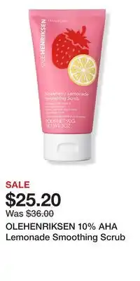 Ulta Beauty OLEHENRIKSEN 10% AHA Lemonade Smoothing Scrub offer