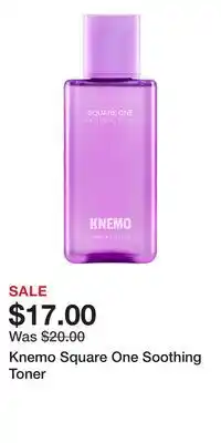 Ulta Beauty Knemo Square One Soothing Toner offer