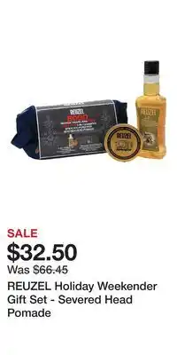 Ulta Beauty REUZEL Holiday Weekender Gift Set - Severed Head Pomade offer