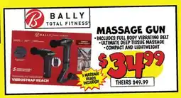 Ollie's BALLY TOTAL FITNESS MASSAGE GUN offer