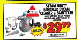 Ollie's STEAM SHOT HANDHELD STEAM CLEANER & SANITIZER offer