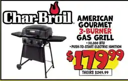 Ollie's Char-Broil AMERICAN GOURMET 3-BURNER GAS GRILL offer