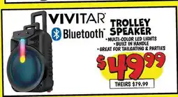 Ollie's VIVITAR TROLLEY SPEAKER offer