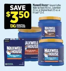 Dollar General Maxwell House offer