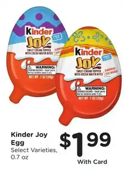 Ralphs Kinder Joy Egg offer
