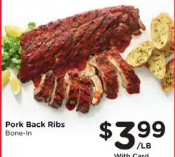Ralphs Pork Back Ribs offer