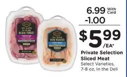 Ralphs Private Selection Sliced Meat offer