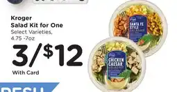 Ralphs Kroger Salad Kit for One offer
