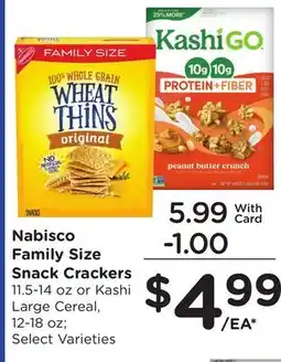 Ralphs Nabisco Family Size Snack Crackers offer
