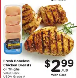 Ralphs Fresh Boneless Chicken Breasts or Thighs offer
