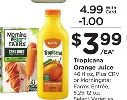 Ralphs Tropicana Orange Juice offer
