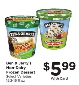 Ralphs Ben & Jerry's Non-Dairy Frozen Dessert offer