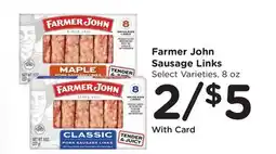 Ralphs Farmer John Sausage Links offer