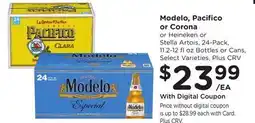 Ralphs Modelo, Pacifico or Corona offer