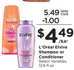 Ralphs L'Oréal Elvive Shampoo or Conditioner offer
