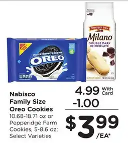 Ralphs Nabisco Family Size Oreo Cookies offer