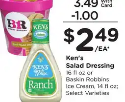 Ralphs Ken's Salad Dressing offer