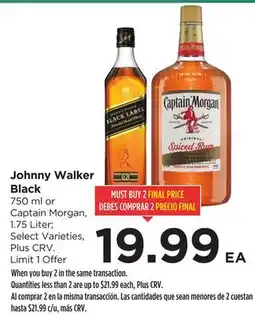 Food 4 Less Johnny Walker Black offer