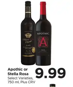 Food 4 Less Apothic or Stella Rosa offer